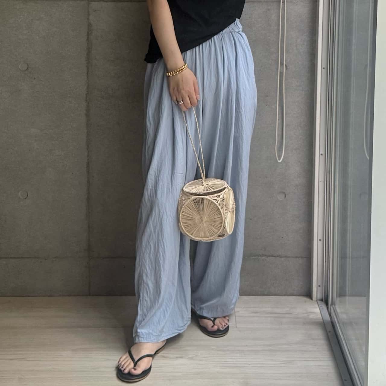 46%OFF!【期間限定:4,090円~2,199円!】 ワイドパンツ レディース 涼感 パンツ 夏 ウエストゴム ウエスト紐 2タイプ 選べる丈 短め丈 普通丈 イージーパンツ ゆったり 体型カバー 薄手 軽量 カジュアル【 ダブルタックワイドパンツ 】